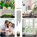 Large Aluminium Wind Chimes 20.5" Inches Cute Panda Wind Chimes for Outside Memorial Wind Chimes Sympathy Wind Chime for Outdoor Garden Patio Decoration
