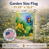 Caroline's Treasures Kentucky Goldenrod in Watercolor Garden Flag Mailbox Flag Decorative Yard Flag Banner Outside Patio Artwork Yard Flower Beds, Garden Size, Multicolor
