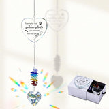 Dog Memorial Gifts for Loss of Dog, Pet Memorial Suncatcher, Pet Sympathy Gifts, Heart Shaped Suncatcher with Personalized Words, Remembrance Bereavement Gift for Loss of Dogs Cats