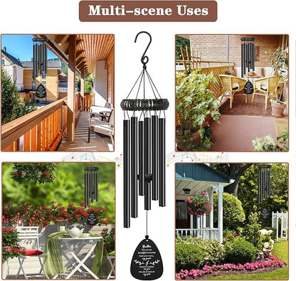 Soopau Memorial Gifts for Loss of Brother, Memorial Wind Chimes for Loss of Brother, Loss of Brother Sympathy Gifts, Bereavement Condolence Funeral Gifts for Loss of Brother