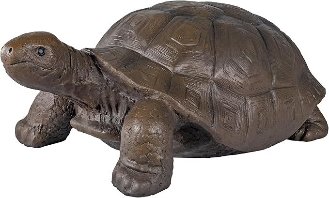 Sunnydaze Talia the Garden Turtle Statue - Turtle Garden Decor for Yard, Lawn, Patio Decor – 29" x 15" Durable Reinforced Glass Fiber - Gift Idea