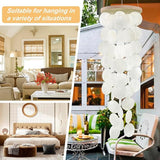 Wind Chimes for Outside - Handcrafted White Capiz Shells Windchime Coastal Style Decor for Indoor/Outdoors, Garden Decor, Great for Women, Wind Chimes Lovers and More