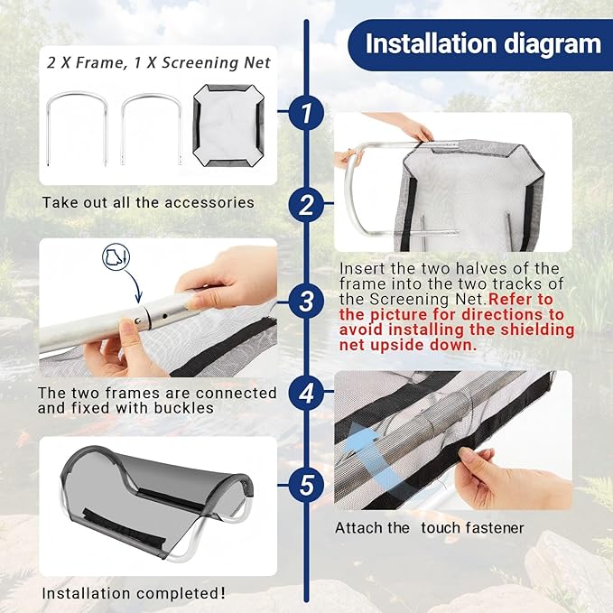 Vicenpal Koi Castle Cave for Pond Outdoor Fish Hideout for Koi Pond Decorations Predator Protection Tunnel for Ponds Aquariums Terrariums, 24" x 14" x 9"(24 x 14 x 9 Inch)