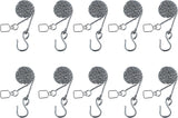Sun Catcher Chain, Crystal Prism Ball Chain, Rainbow Maker Stainless Steel Chain for Hangable Crystal Products, 16" Pack of 10