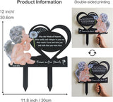 SWEEARTH Garden Decor for Outside – Express Your Eternal Love – Grave Decorations for Cemetery – Outdoor Decor – Cemetery Decorations for Grave – Grave Markers for Cemetery for Humans