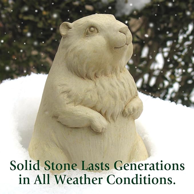 Carruth Studio, Woodland Gathering Garden Statue Figurine, Original Sculpture Handcrafted in Stone, Artisan Made