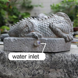Animal Pond spitters for Small Ponds, Pool Fountain Spitter, Fish Tank Automatic Circulation Water Landscaping Ornaments, Suitable for Gardens, Patios, Fountain Centers