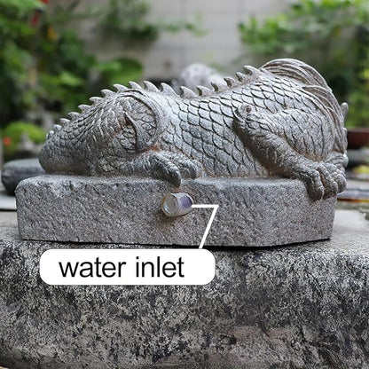 Animal Pond spitters for Small Ponds, Pool Fountain Spitter, Fish Tank Automatic Circulation Water Landscaping Ornaments, Suitable for Gardens, Patios, Fountain Centers