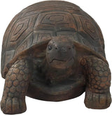 Sunnydaze Tanya the Garden Turtle Statue - Turtle Garden Decor for Yard, Lawn, Patio Décor – 20" x 12" Durable Poly-Concrete - Gift Idea