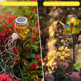 SRNPMIU Solar Watering Can Light, Yard Outdoor Decor Lights, IP65 Waterproof, Hanging Dragonfly Garden Light, Outside Garden Flower Bed Decor, Women Gift, Birthday Gifts