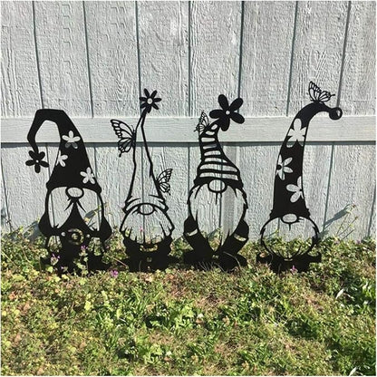 Garden Decor Garden Statue Metal Hollow Statues Accessories Outdoor