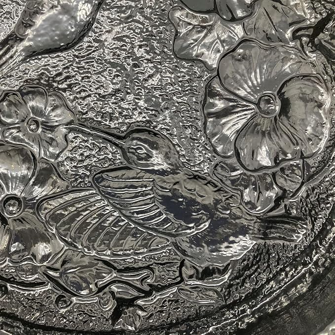 MADE IN USA Hummingbird and Flowers Round Stepping Stone Mold, Concrete Cement Mold, Stepping Stones for Garden Walkway, DIY walkway stepping stones, Round Statue for Garden, Round Garden Decor Mold