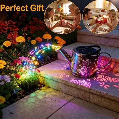 Solar Watering Can Lights, Solar Garden Lights Flower Bed Decor, IP65 Waterproof Outdoor Garden Decor, Garden Gifts for Women Mom Grandma