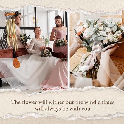 Leebbsin Wedding Gifts Wind Chime, Wedding Gift for Couple 2026, Engagement Gift for Newlywed Bride Groom Husband Wife, Bride to be Gifts for Bridal Shower Engagement Valentine’s Day Anniversary
