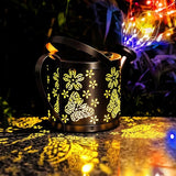 Solar Watering Can Light, Solar Lights Outdoor Decor, Garden Decor Lights for Yard, IP65 Waterproof Hanging Lantern Lights, Gifts for Women Mom, for Yard Patio Lawn Pathway Landscape (Multicolour)