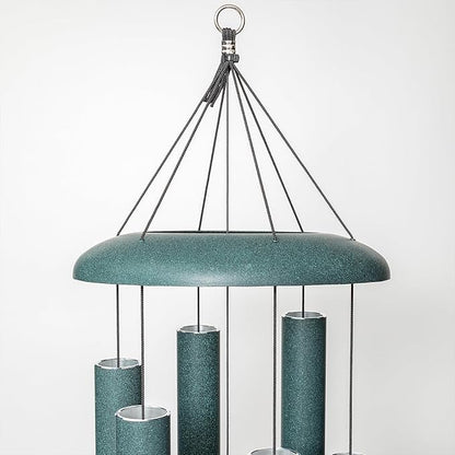 Corinthian Bells by Wind River - 60 inch Green Wind Chime for Patio, Backyard, Garden, and Outdoor Decor (Aluminum Chime) Made in The USA