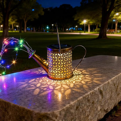 SRNPMIU Solar Watering Can Light - Solar Yard Decorations Outdoor,Garden Decor Lights for Yard,IP65 Waterproof Hanging Lantern Lights,Outside Garden Flower Bed Decor Light for Moms Birthday 2PCS