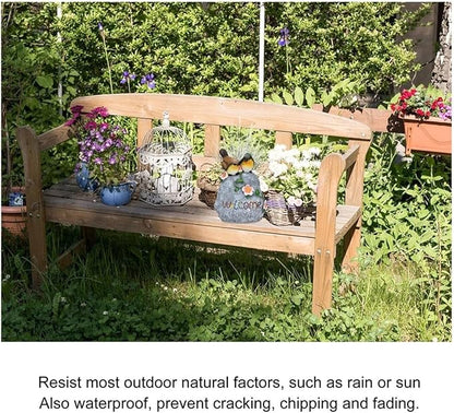 Garden Decor Welcome Bird Statue Garden Stone Outdoor Gardening Gifts