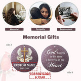 Memorial Wind Chimes Personalized for Outside, Deep Tone Wind Chime Memorial Gifts for Sympathy Bereavement Remember, Gift for Loss of Lover Mother Father Produced in USA
