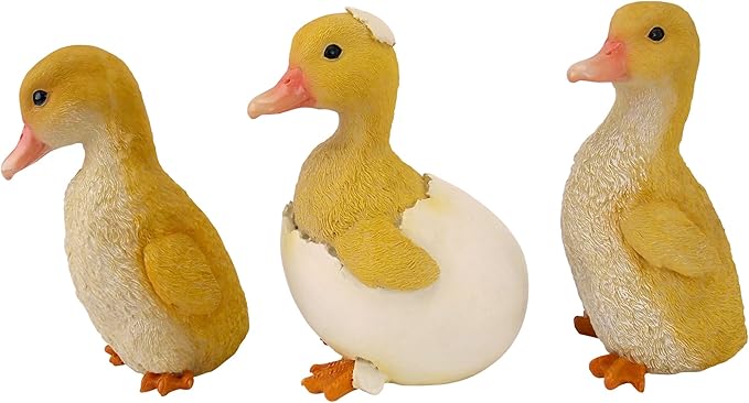 Design Toscano Duckling Brood Garden Statues: Set of Three