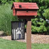 American Police Dog Garden Flag Police K9 Flag Double Sided Vertical 12×18 Inch Banners Double Sided For Lawn Patio Yard Garden Home Outdoor Decor -1