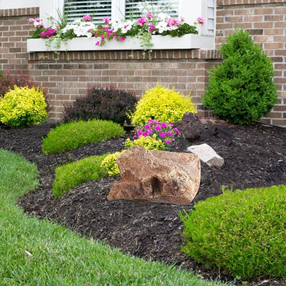 Fake Rock Foam Pseudorock Cover for Landscaping Courtyard Decoration Well Cover Realistic Stone PU Material Durable Outdoor Design