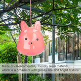 plplaaoo Garden Statues Outdoor Decorations Cute Red Animal Shape Durable Resin Art Sculpture for Yard Lawn Ornaments Home Pendant 11.4 Inch 1737g