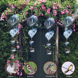 12Pcs Bird Scare Discs, 4 Set Highly Reflective Hanging Wind Spinners Outdoor Metal Bird Reflectors for Outside Garden Decor Lightweight Bird Devices to Scare Birds Away from Yard Porch