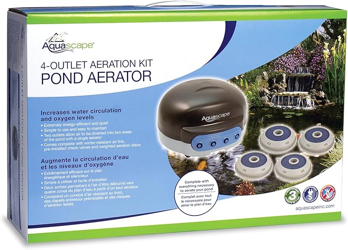 Aquascape 75001 Pond Air 4 (Quadruple Outlet Aeration Kit)