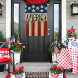 4th of July House Flags for Outdoor, Patriotic American Flag Large Yard Flag,Seasonal Decorative Decorations for Summer 250th Years America Anniversary Holiday Outside 28x40 Inch Double Sided