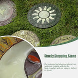 Kunovo Luminous Garden Stepping Stone, Retro Style Outdoor Backyards Pathway Décor Step Stones, Weatherproof Garden Landscaping Decorative Stone (Size : Style2), 58741