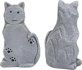 Cats Memorial Stone Garden Statue, Pet Statues Gifts for Loss of Cat Sympathy, Grave Markers for Garden Outdoor Statue Decor