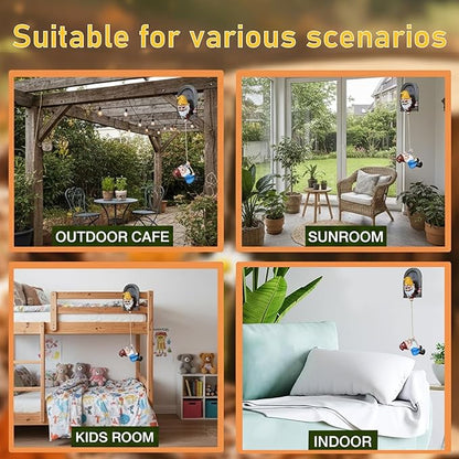 Garden Gnome Statue, Funny Resin Dwarf Sculpture for Lawn Patio Climbing Tree Decor Outdoor (Gnome-B)