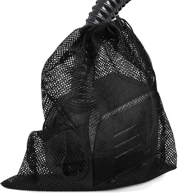Coolrunner Pump Barrier - 12" x 15.7" Pond Filter Mesh Bag for Biological Filters (Black)