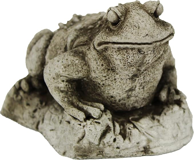 Toad Garden Statues Cement Frog Sculptures Cast Stone Frogs Figurines