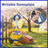 Independence Day Style Cute Outfit for 23-Inch Cement Goose – Outdoor Garden Yard Porch Decor