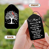 Crystal Mom Memorial Wind Chimes Christmas Sympathy Chimes Keepsake Those We Love Garden Hanging Remembrance Grief Gift Mummy Mama Step Mother in Law Ideas Gift Condolence Outdoor Decor HW12-RB-M