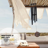 Vanquer Large Wind Chimes for Outside Deep Tone - 34'' Wind Chimes Outdoor Clearance, Windchimes Outdoors, Hummingbird Wind Chime,Sympathy Gift, Patio, Home Décor, Vintage Black (34" Hummingbird)