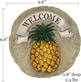 Spoontiques - Garden Décor - Pineapple Stepping Stone - Decorative Stone for Garden