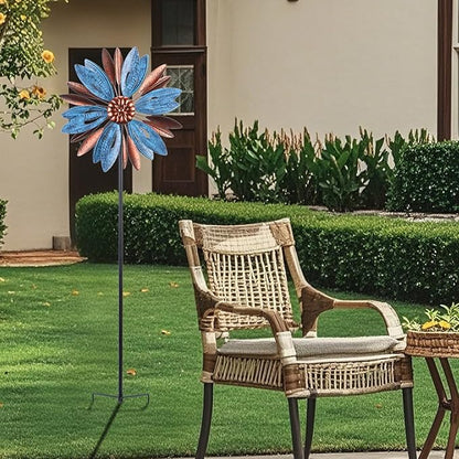 WONDER GARDEN Wind Spinners Outdoor - Metal Wind Spinner Windmill, Kinetic Wind Sculpture & Spinners for Yard Patio Lawn Decor