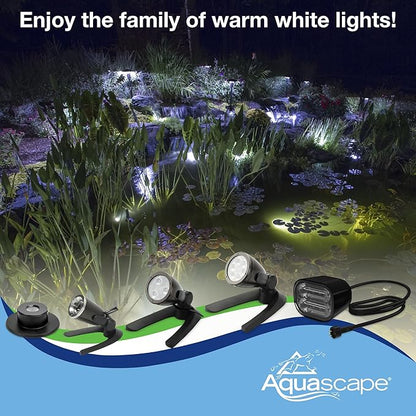 Aquascape Submersible LED Spotlight for Pond, Garden, and Landscape Features, 1 Watt | 84031, Brown