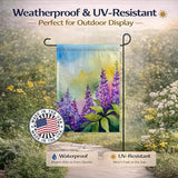 Caroline's Treasures Idaho Syringa in Watercolor Garden Flag Mailbox Flag Decorative Yard Flag Banner Outside Patio Artwork Yard Flower Beds, Garden Size, Multicolor