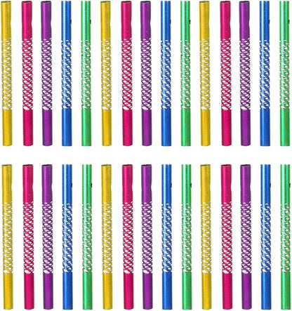 NUOBESTY 50pcs Wind Chime Tubes, Wind Chime Parts DIY Aluminum Hollow Tubes Replacement Windchime Kit Craft Supplies for Handicraft Enthusiasts for Patio, Garden, Outdoor, Home