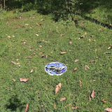 Bieye MSS005 Tiffany Style Stained Glass Mosaic Decorative Stepping Stone for Garden Decor (Owl, 12" Round)