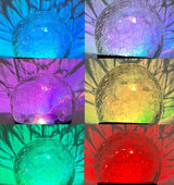 Wind Spinner - Replacement Solar Powered Glass Ball for Newer Version of Solar Multi-Color