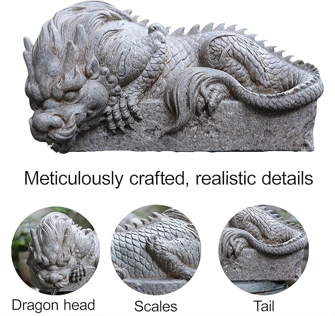 Animal Pond spitters for Small Ponds, Pool Fountain Spitter, Fish Tank Automatic Circulation Water Landscaping Ornaments, Suitable for Gardens, Patios, Fountain Centers