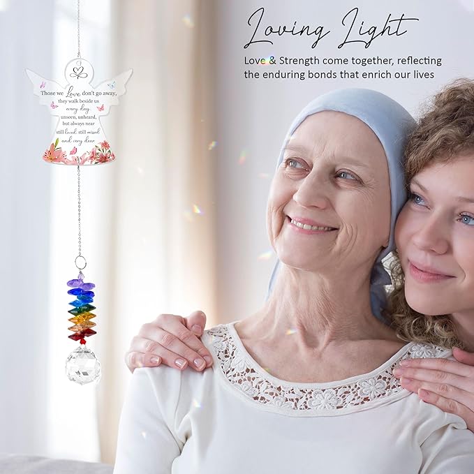 1 Layered Ornament Suncatcher - Still Loved Still Missed - Angel - Funeral Gift for Women, Men - Memorial Gifts for Loss of Loved One - Remembrance Keepsake - Mother's Day