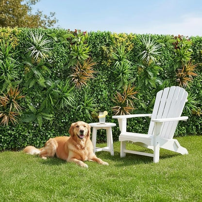 Artificial Grass Wall Panels, 40"x 40" Boxwood Hedge Wall Panels with UV Protection, Privacy Screen Fence, Greenery Wall Backdrop for Indoor Outdoor Garden Fence Backyard Decor