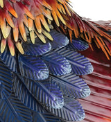 Regal Art & Gift Handcrafted Metal Rooster Statue, Weather-Resistant Farmhouse Yard Art, Indoor/Outdoor Garden Sculpture, Detailed Feather Design, Decorative Bird for Home & Garden, Arroyo, 21" Height