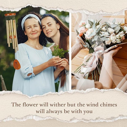 Leebbsin Gifts for Gigi, Gigi Wind Chime, Mother's Day Best Gifts for Gigi, Birthday Gift from Grandchildren, Gift Ideas for Mothers Day, Thanksgiving, Christmas